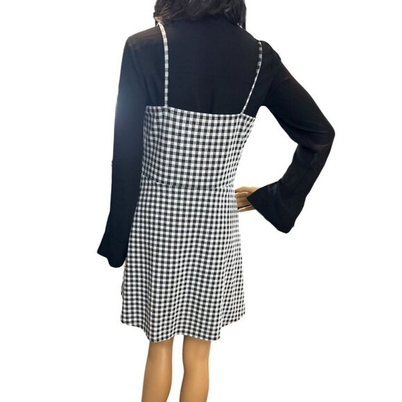 (5 for $25) H&M Black & White Gingham Jumper Size 12 - Picture 3 of 5